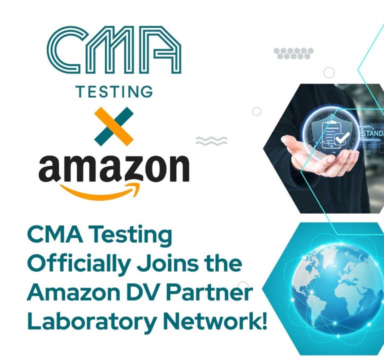 CMA Testing Officially Joins the Amazon DV (Direct Validation) Partner Laboratory Network